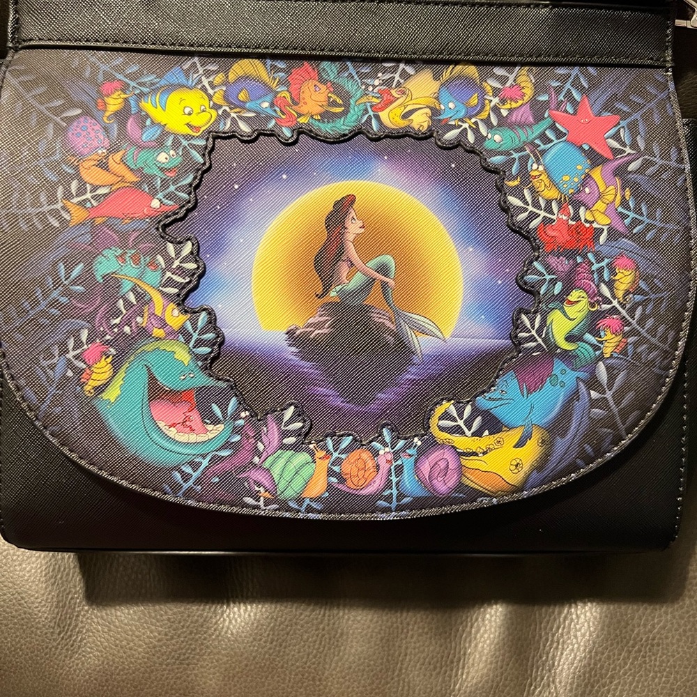 Loungefly Ariel Crossbody Little Mermaid Purse Bag Gem